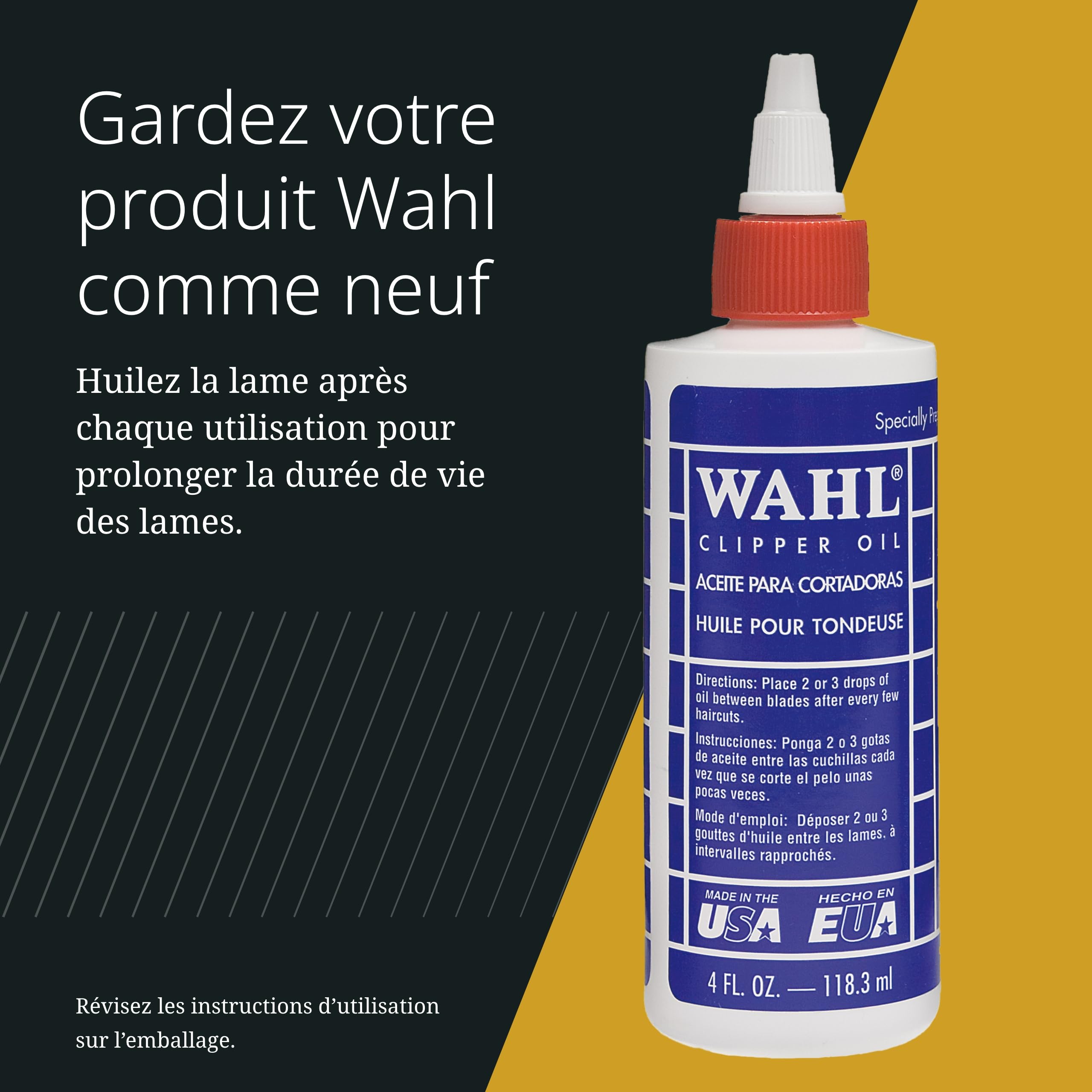 Wahl Cordless Magic Clip Hair Clipper for Professional Blending & Fading - Red | Cordless Hair Trimmer for Barbers & Home Use | Perfect for Fades, Tapers & Beard Trimming