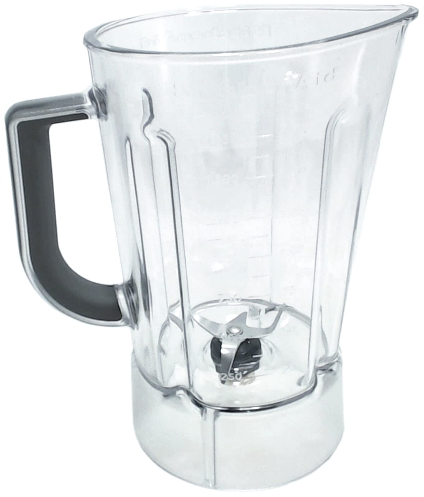 Original KitchenAid 56 Oz Plastic Blender Jar Replacement Part W10555711 - Perfect for Smoothies, Soups & Food Prep in Your Stand Mixer