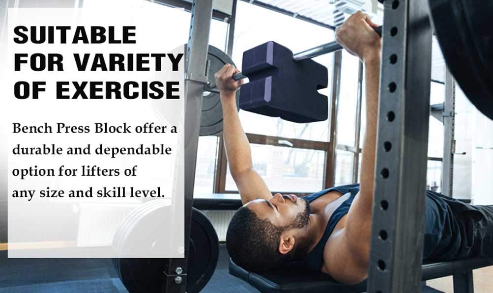 LARA STAR Adjustable Bench Press Blocks (2-5 Boards) - Premium Home Gym Equipment for Strength Training & Powerlifting | Perfect for Increasing Bench Press Performance in Home Workouts & Power Rack Training
