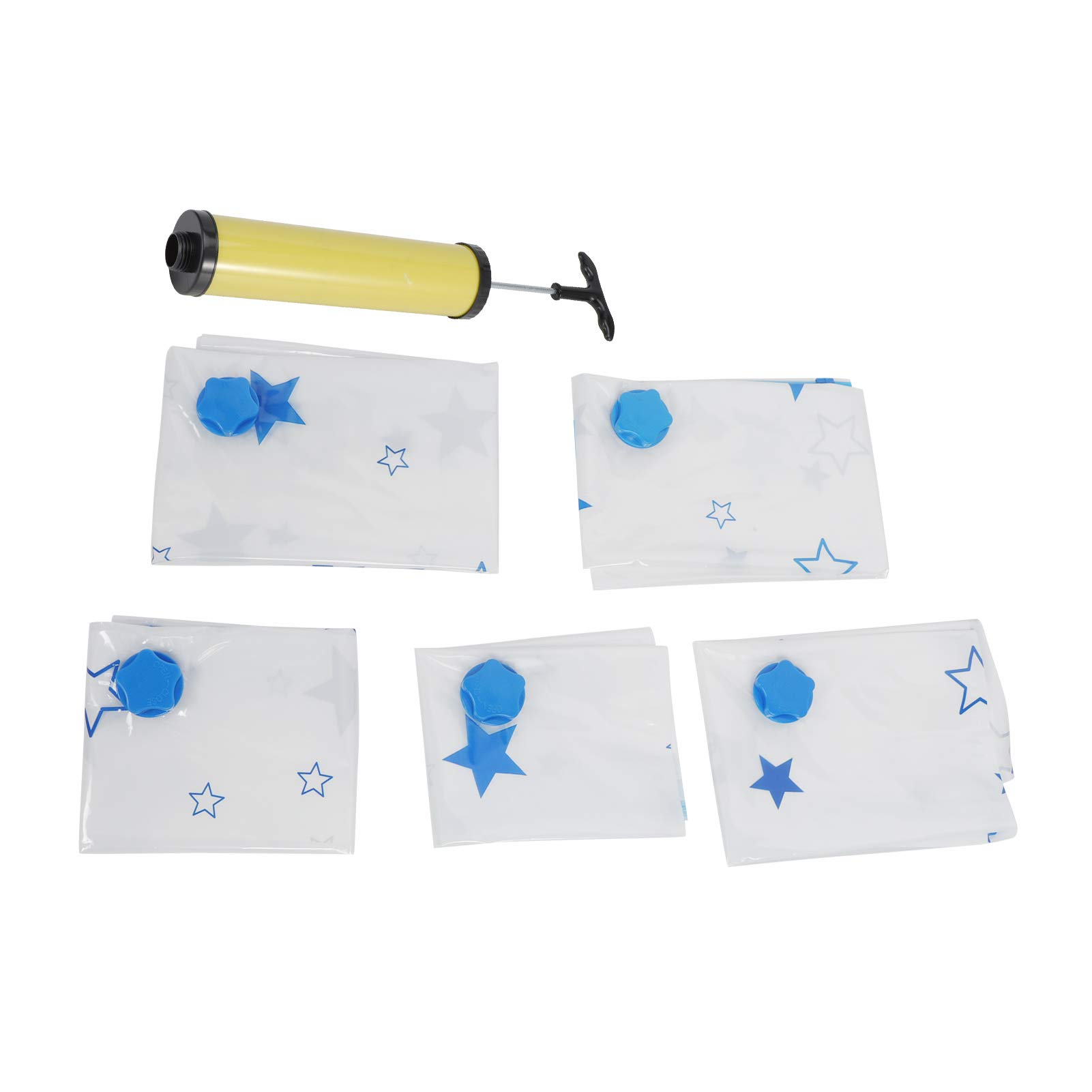 Reusable Vacuum Storage Bags for Quilts, Clothes & Blankets | Space-Saving Compression Bags with Hand Pump | Perfect for Travel, Business Trips & Home Organization | Durable Bedding Storage Solution