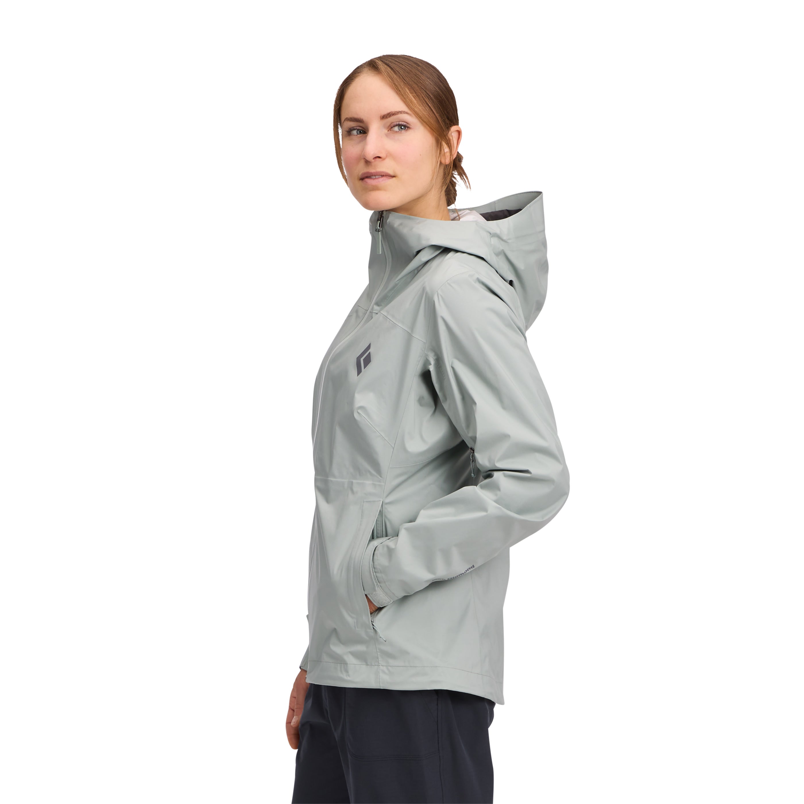 Women's Lightweight Stretch Shell Jacket - Waterproof Windbreaker for Hiking, Running & Outdoor Activities