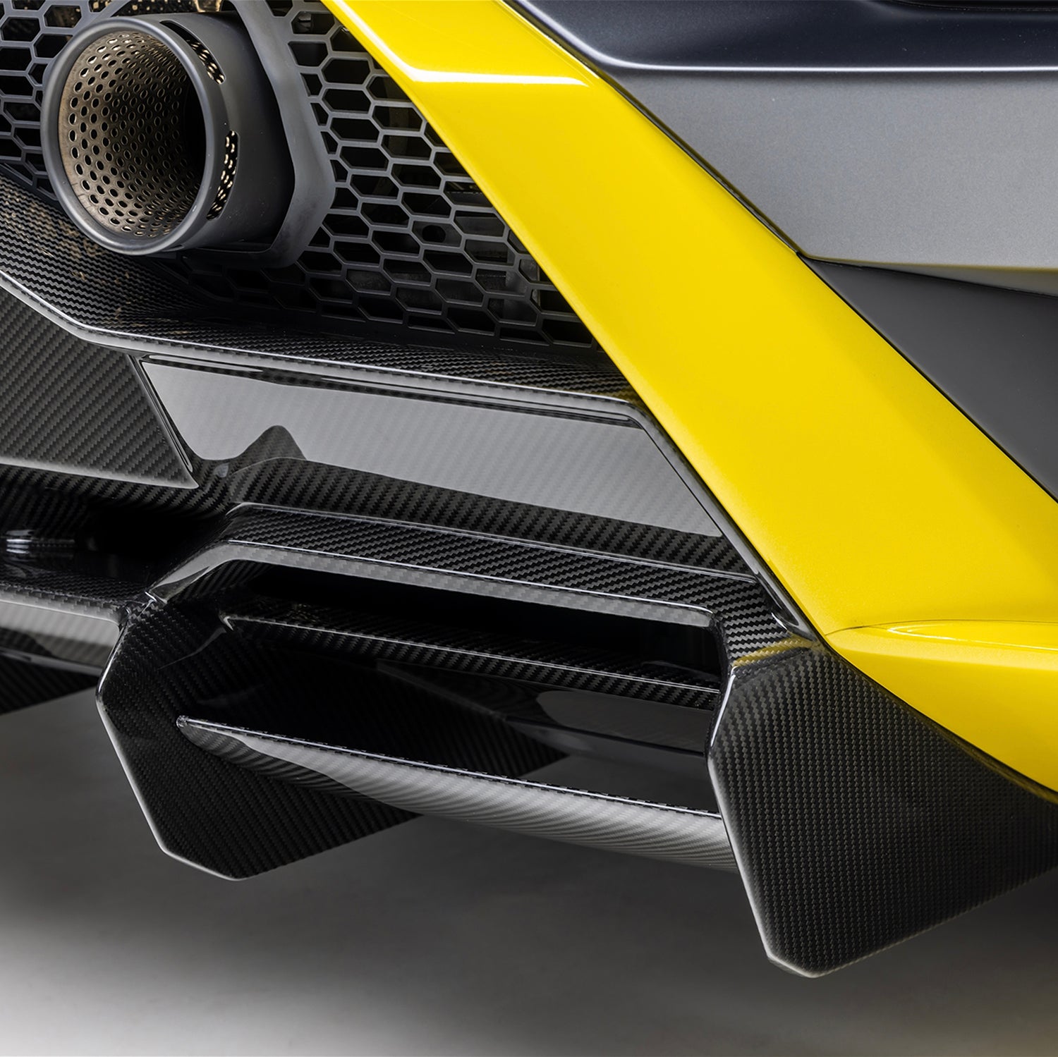 Huracan STO Rear Diffuser - Genuine Carbon Fiber Upgrade for Lamborghini Performance & Style | Perfect for Track Days & Car Shows