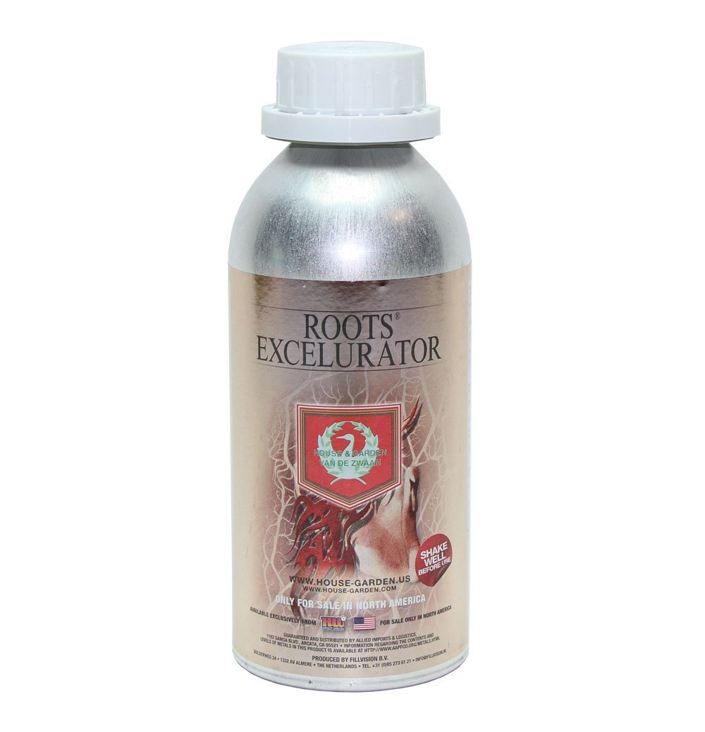 House and Garden Roots Excelurator Silver 500ml - Premium Root Stimulator & Plant Starter Solution for Hydroponics, Soil Gardening, and Indoor Plants - Boosts Root Growth for Healthier Plants