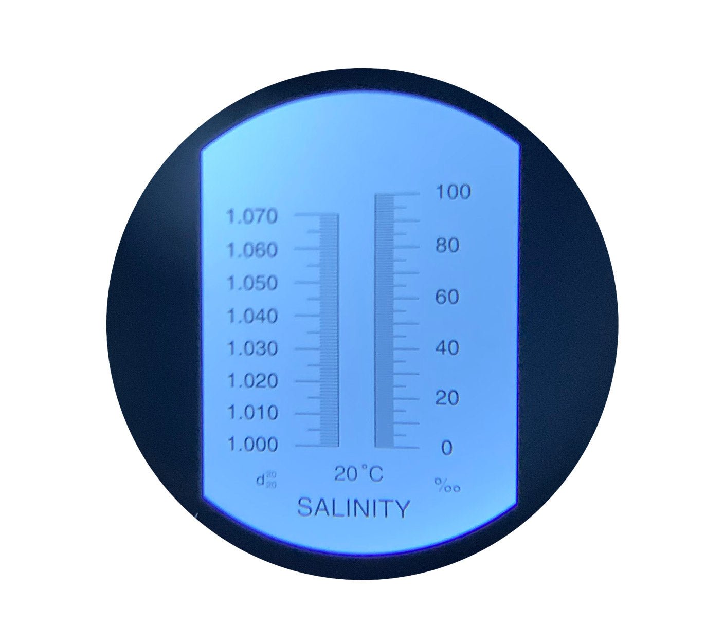 Salinity Refractometer 0-100 PPT with ATC - Accurate Saltwater Testing for Aquariums, Hydroponics & Marine Applications