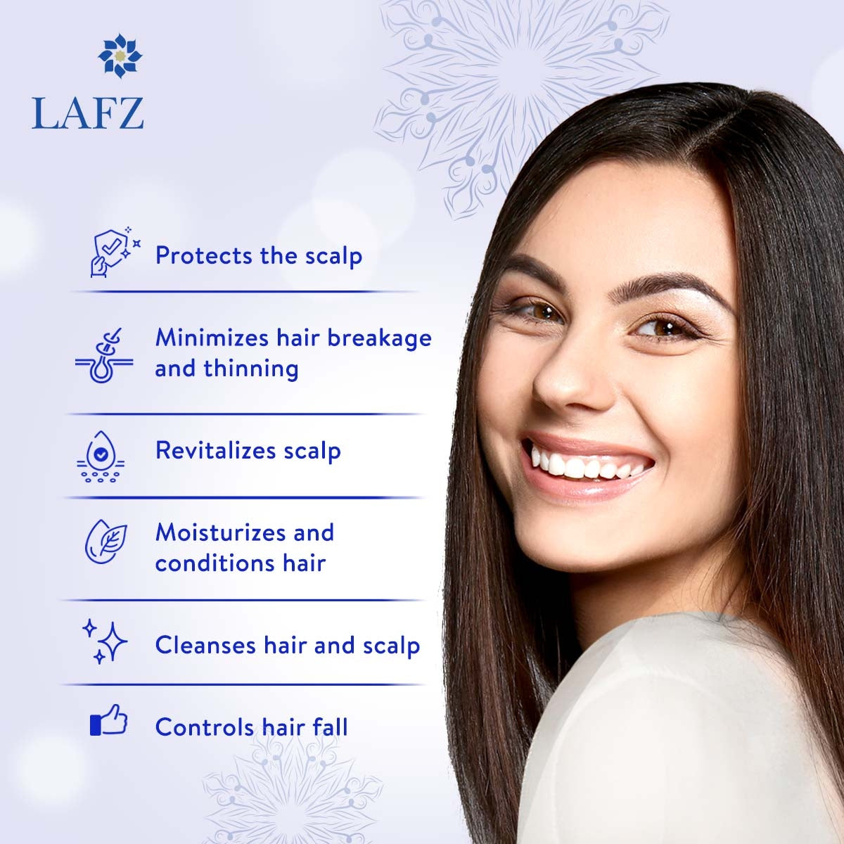 Lafz Onion & Black Seed Hair Shampoo - 200ml for Hair Growth & Scalp Care - Perfect for Dry, Damaged Hair & Dandruff Treatment