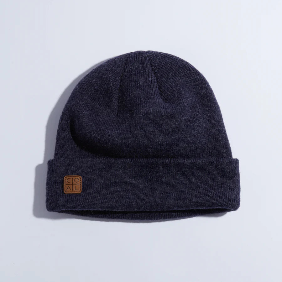 Coal 2024 Harbor Beanie Heather Navy - Warm Winter Knit Hat for Men & Women - Perfect for Outdoor Activities, Skiing, and Casual Wear