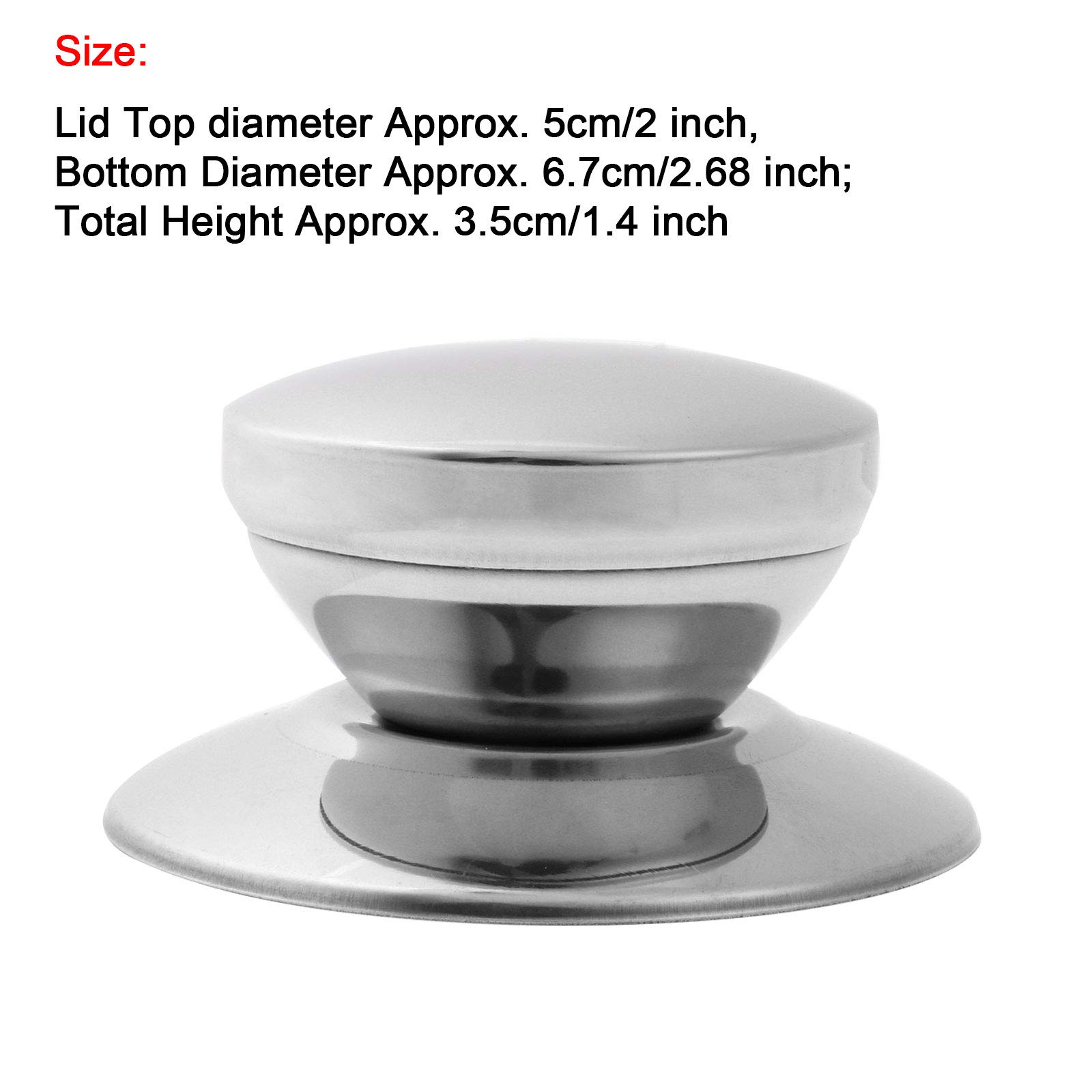 Universal Pot Lid Cover & Pan Lid Holder - Replacement Knob for Pressure Cooker, Steamer & Kitchen Cookware Accessories | Durable & Heat-Resistant for Safe Cooking