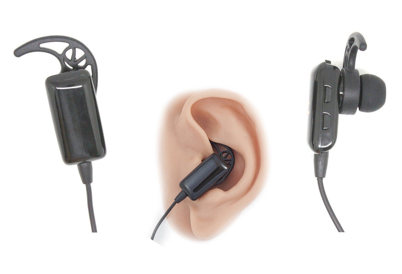 i10s Twin Tiny Wireless Bluetooth Stereo Headset with Secure Fit Ear Cushions & Ear Hooks - Compatible with Smartphones, Tablets, PCs & Laptops - Ideal for Workouts, Commuting & Online Meetings