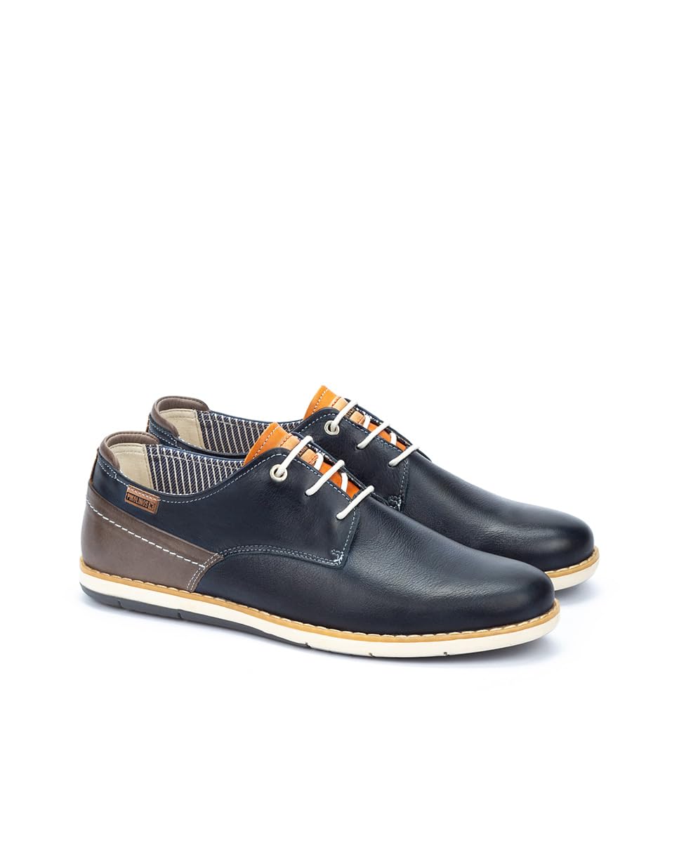 PIKOLINOS Men's Jucar Leather Lace-Up Dress Shoes - Stylish & Comfortable Formal Footwear for Office, Wedding & Business Events