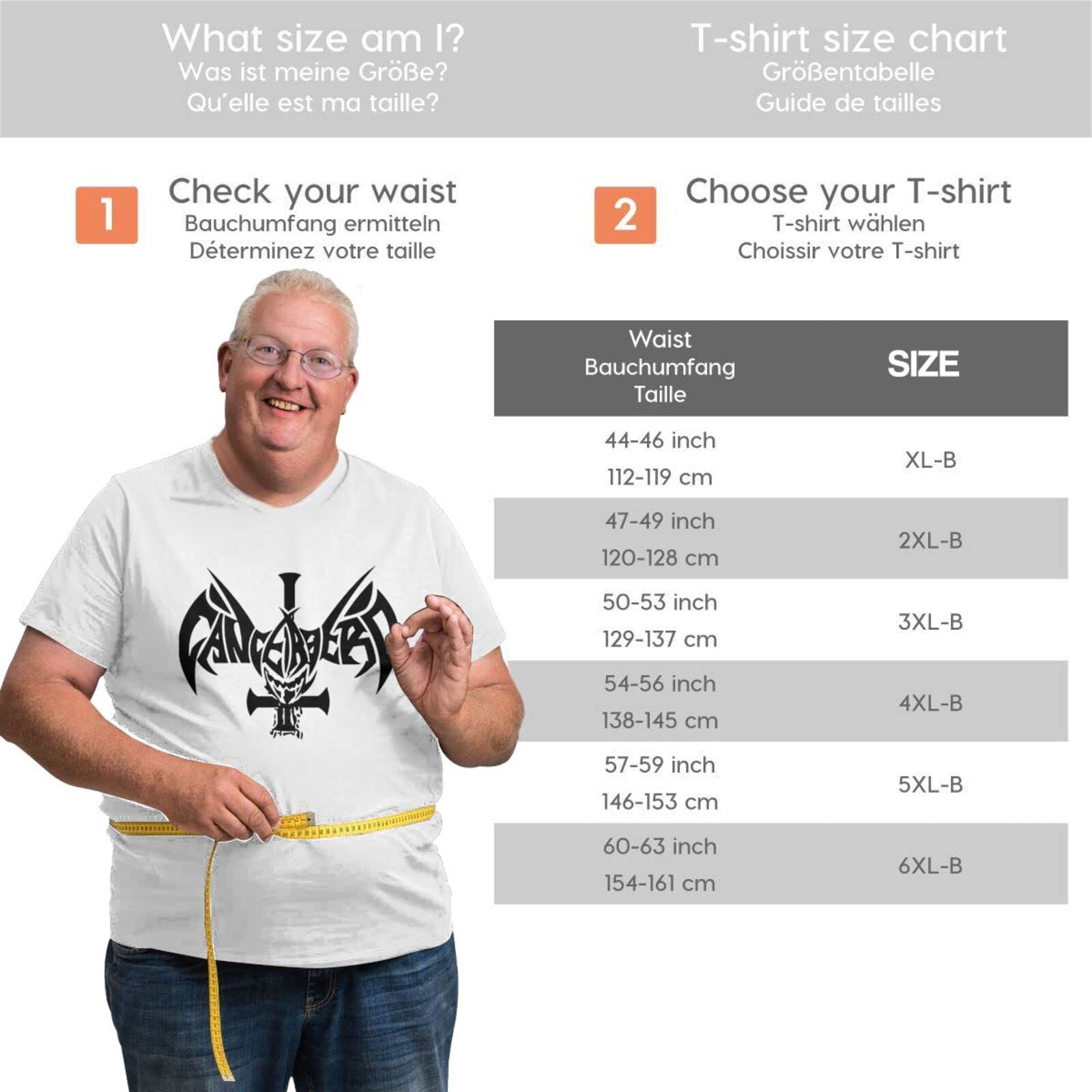 Canserbero Logo Oversized Cotton T-Shirt for Men - Big & Tall Short Sleeve Tee in White | Perfect for Casual Wear, Street Style & Hip-Hop Fans