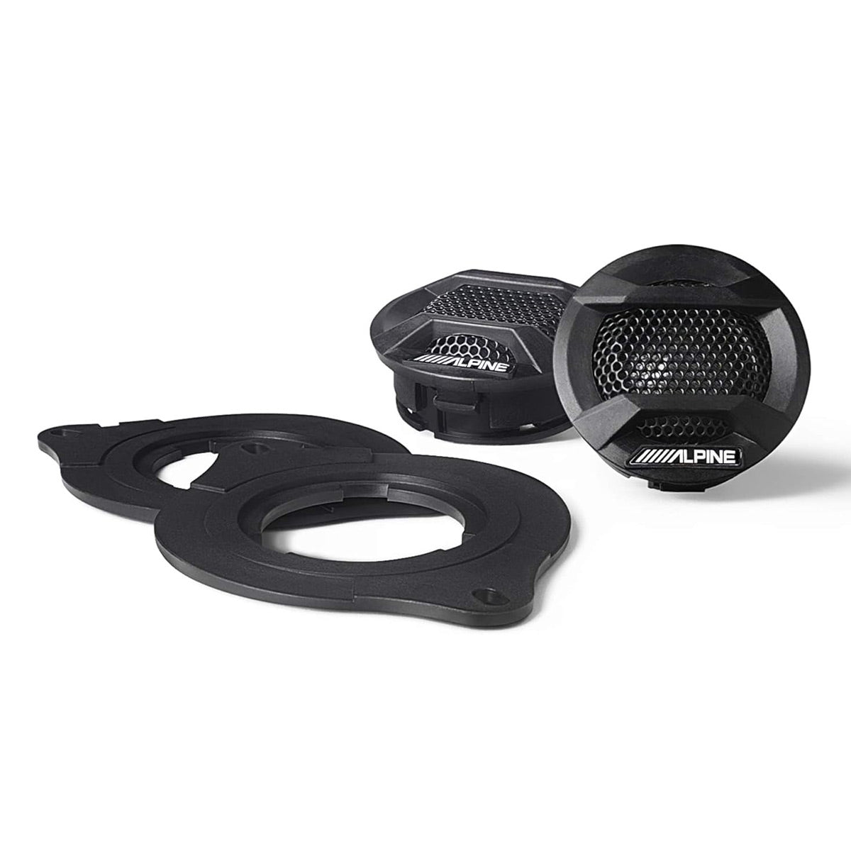 Alpine SPV 10TW WRA 1 Component Tweeters for 2007-2023 Jeep Wrangler & Gladiator - High Performance Car Audio Upgrade for Clear Sound | Perfect for Off-Road Adventures & Daily Commuting