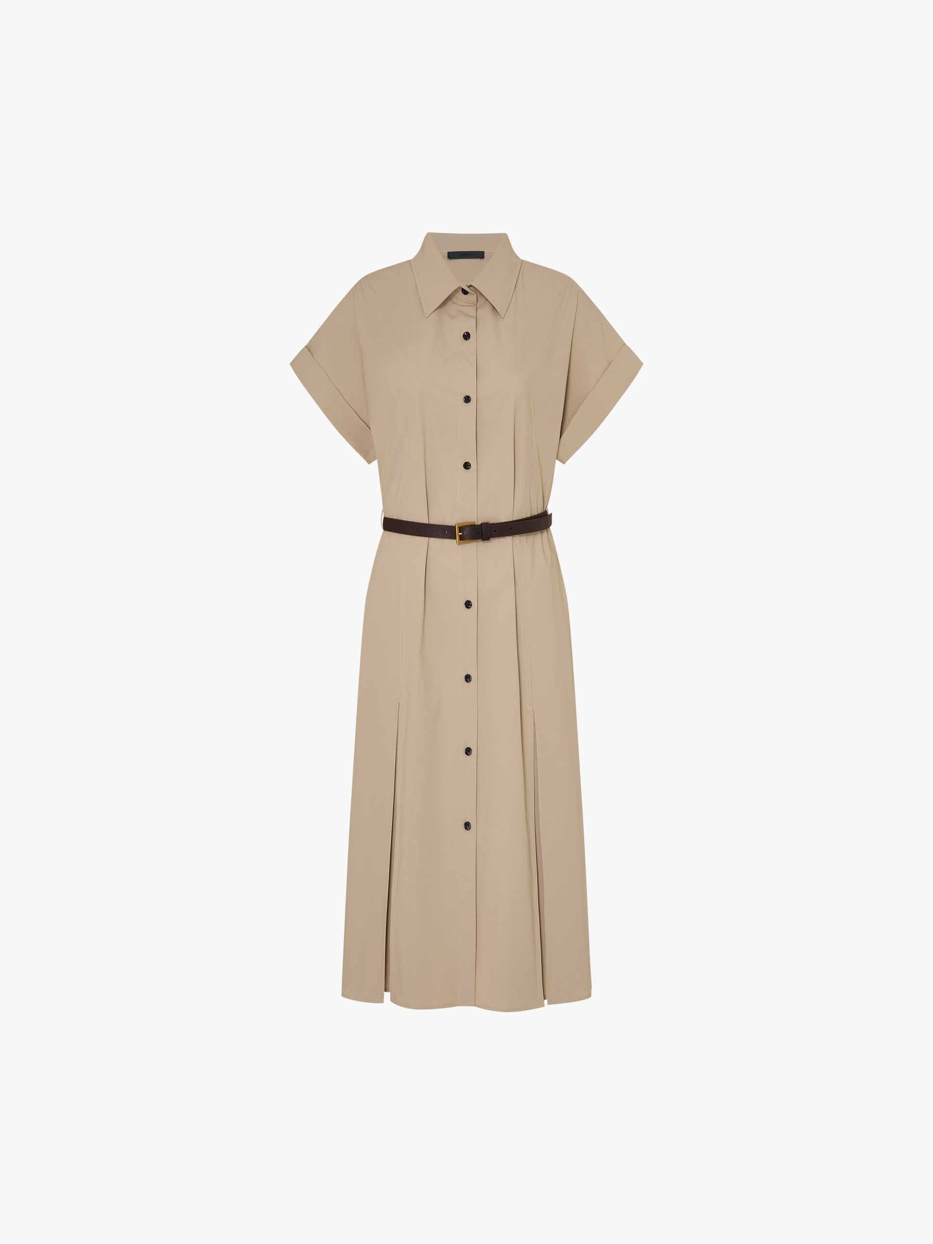 Soft & Stylish Cotton Blend Button-Down Dress for Women - Perfect for Office, Date Night & Casual Outings