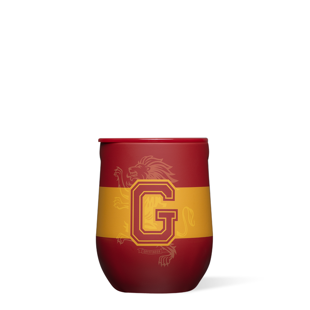 Harry Potter Stemless Wine Glass Set - 4 Pack, Hogwarts House Themed Collectible Drinkware for Fans - Perfect for Parties, Movie Nights & Gifts