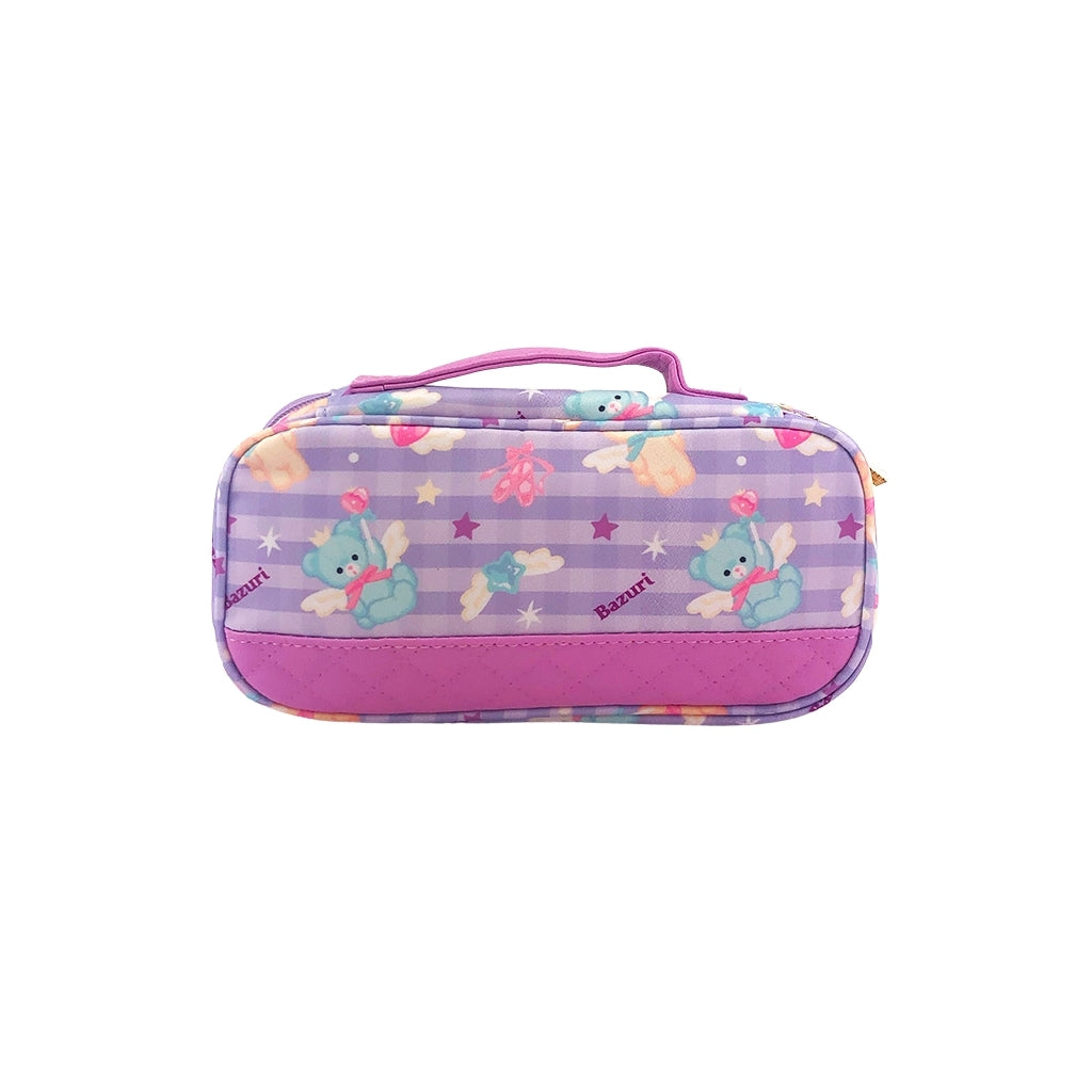 Cute Angel Bear Pencil Case for School & Office - Perfect for Kids, Students & Artists - Organize Pens, Pencils & Art Supplies