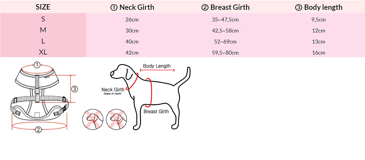 Puppia Blitzen Adjustable Dog Harness for Small & Medium Dogs - Warm Winter Christmas Holiday Pet Vest, Over-The-Head Design, Red X-Large - Perfect for Cold Weather Walks & Holiday Outfits