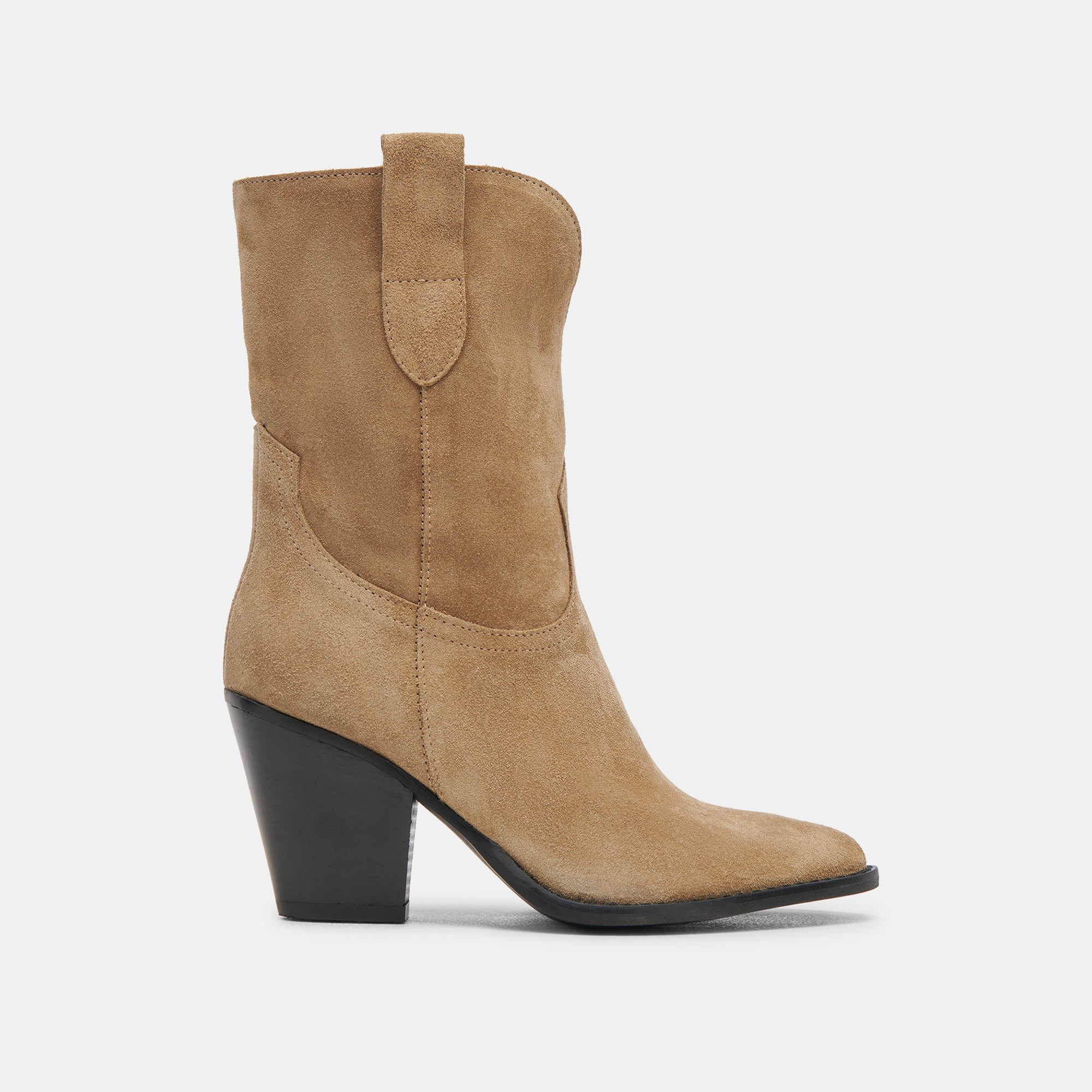 JETRO Men's Khaki Suede Boots - Comfortable & Stylish Casual Boots for Outdoor, Hiking, and Everyday Wear