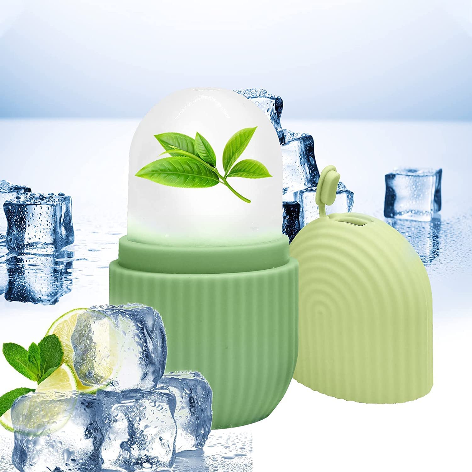Clubx Ice Roller for Face & Eyes – Cooling Face Massager for Women & Men – Reduce Puffiness, Soothe Skin – Perfect for Morning Routine, Post-Workout, and Skincare Regimen