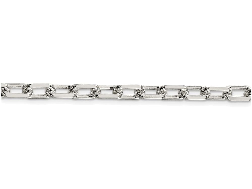 FJC Finejewelers 18 Inch Sterling Silver Bright-Cut Open Link Cable Chain Necklace for Women - Elegant Layering Piece for Everyday Wear, Gift Giving & Special Occasions