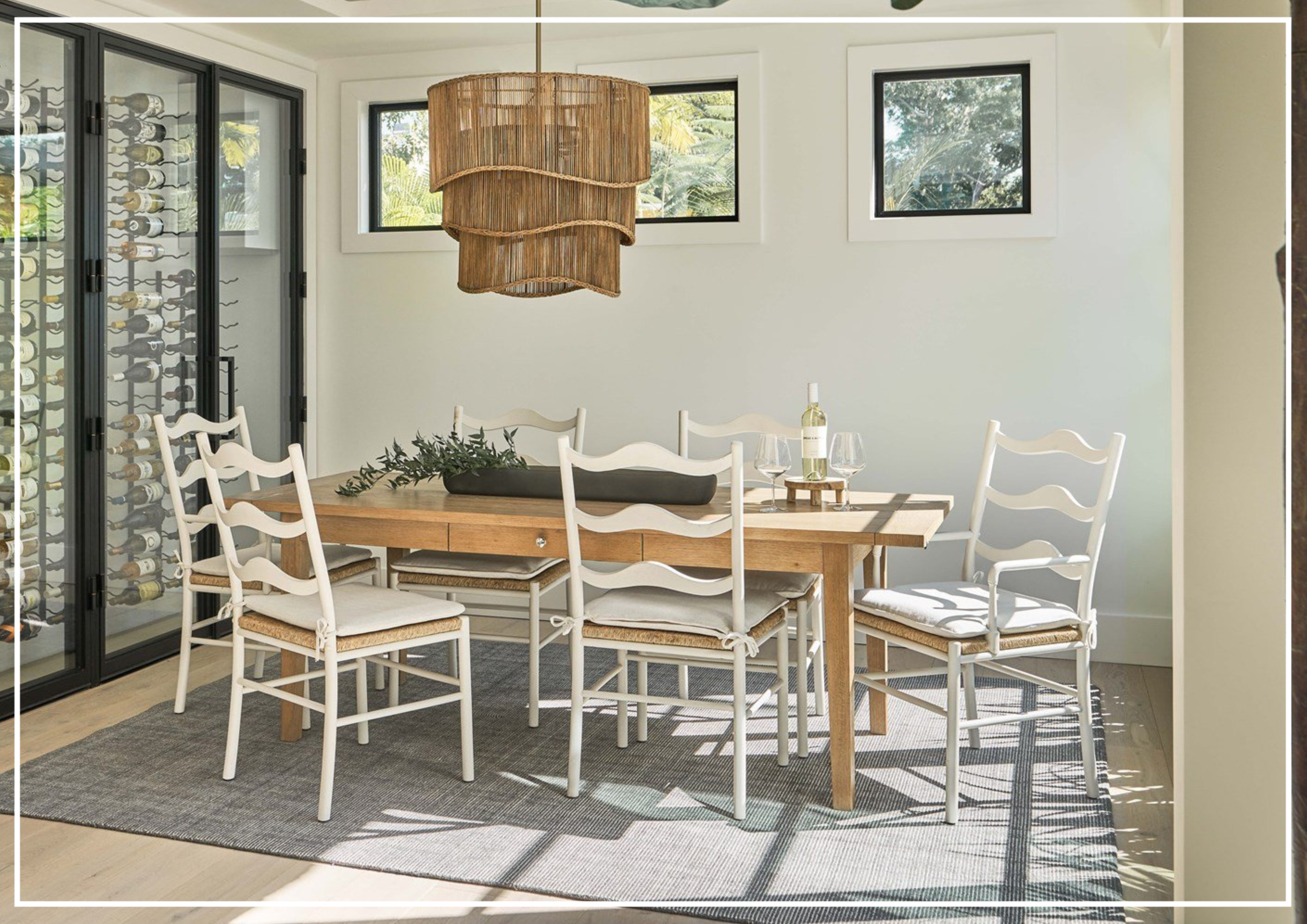 Universal Morada White Metal Arm Chair - Modern Dining & Living Room Furniture for Home, Office, and Outdoor Use