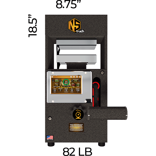 NugSmasher Touch 12 Ton Rosin Press Kit - Electric Hydraulic Heat Press Machine for Extracting Rosin, Wax & Concentrates - Perfect for Home & Commercial Cannabis Extraction