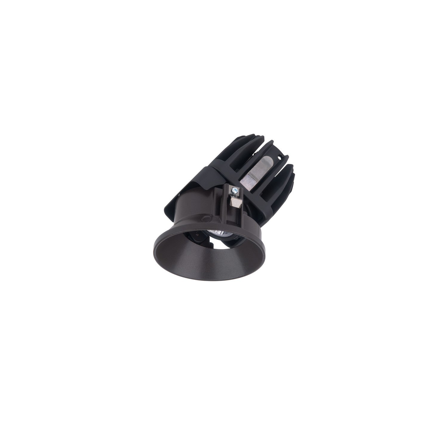 2 Inch LED Recessed Lighting Trim - Adjustable Shallow Housing in Dark Bronze for Kitchen, Bathroom, and Living Room Ceiling Lights