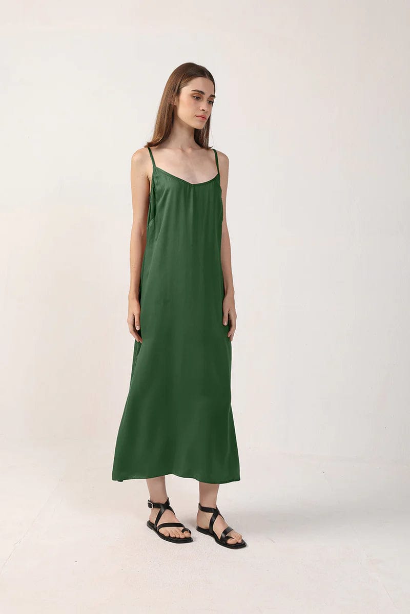 Gitta Satin TENCEL™ Slip Dress for Women - Soft & Breathable Nightgown in Multiple Colors | Perfect for Sleepwear, Loungewear & Special Occasions