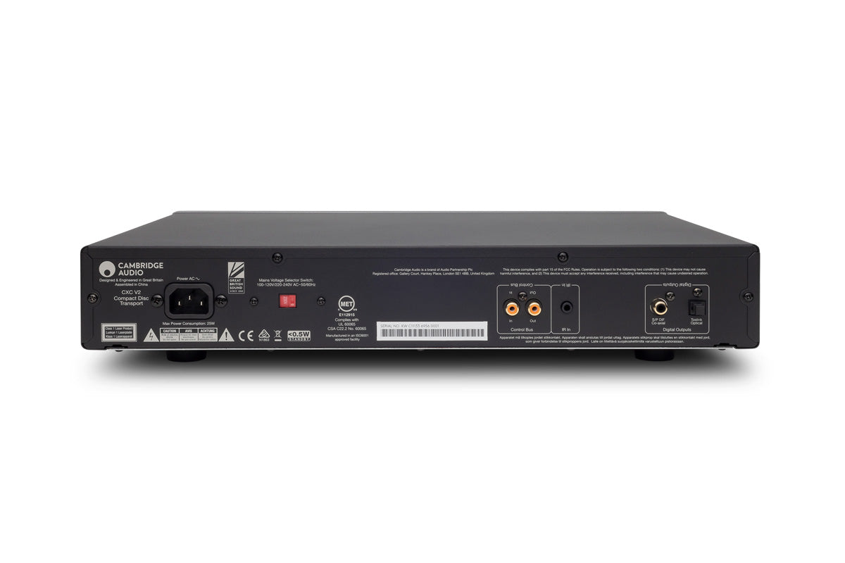 Cambridge Audio CXC CD Transport - High-End CD Player for Audiophiles | Perfect for Home Audio Systems & Music Enthusiasts