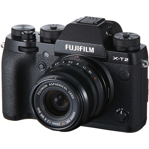 FUJINON XF 23mm F2 R WR Black Lens - Fast Aperture Prime Lens for Fujifilm X-Mount Cameras | Perfect for Street, Travel & Portrait Photography