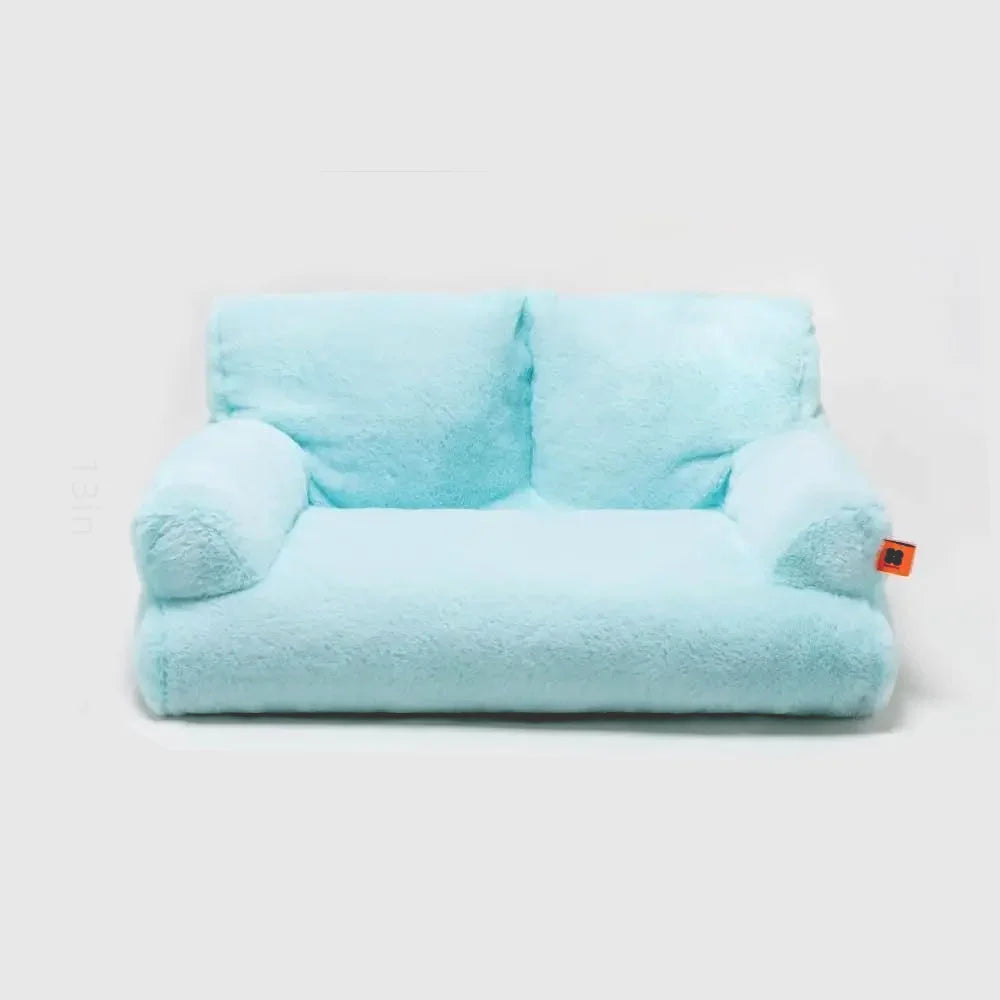 Snuggle Luxe Pet Sofa Bed - Ultra Soft Washable Dog & Cat Bed with Removable Cover - Perfect for Living Room, Bedroom & Travel Use