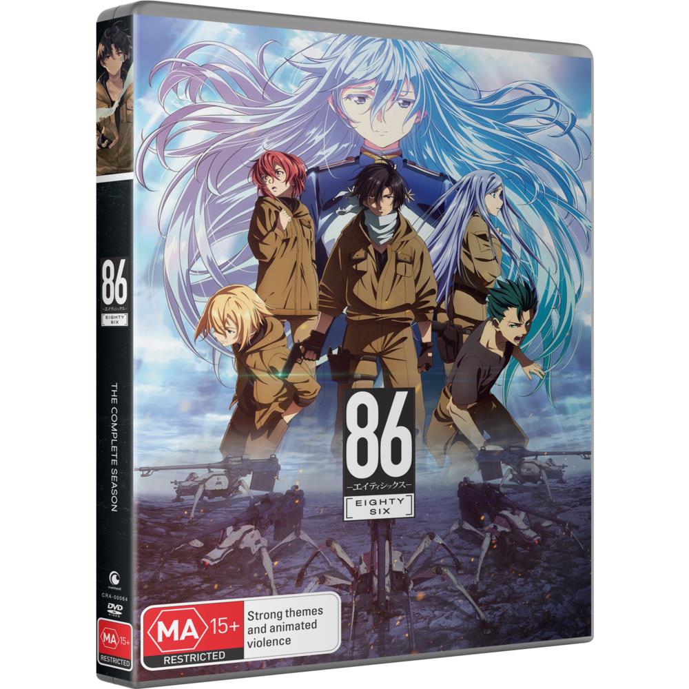 86 Eighty Six The Complete Season - Anime Series DVD/Blu-ray Box Set | Action, Mecha, Military Drama | Perfect for Anime Fans & Collectors | Watch at Home or Gift to Friends