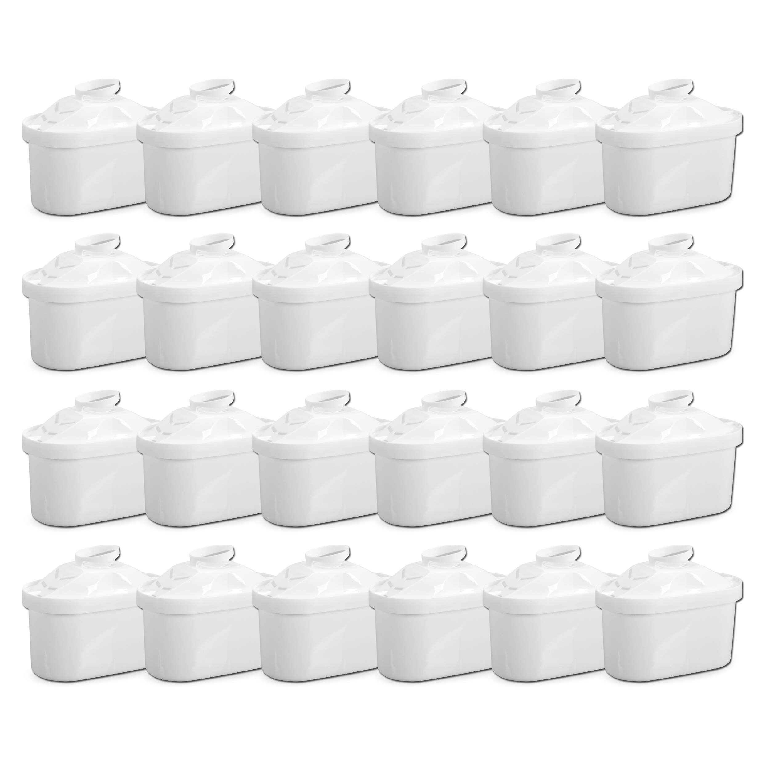 Brita Maxtra Compatible Water Filter Cartridges (24 Pack) - Replacement Filters for Brita Water Jugs - Perfect for Home, Office & Travel Use