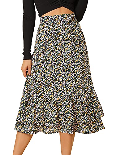 Dark Blue-floral