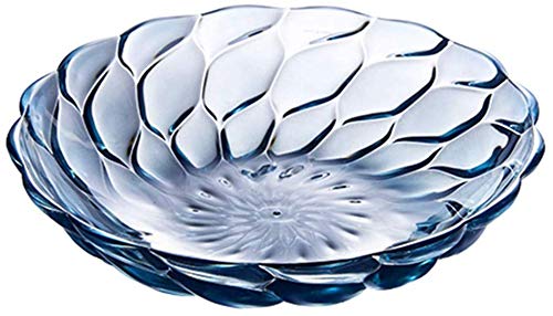 QTQHOME Plastic Fruit Tray Set - Large Pink Petal-Shaped Serving Platter for Candy, Desserts, Snacks | Perfect for Parties, Baby Showers & Tea Time