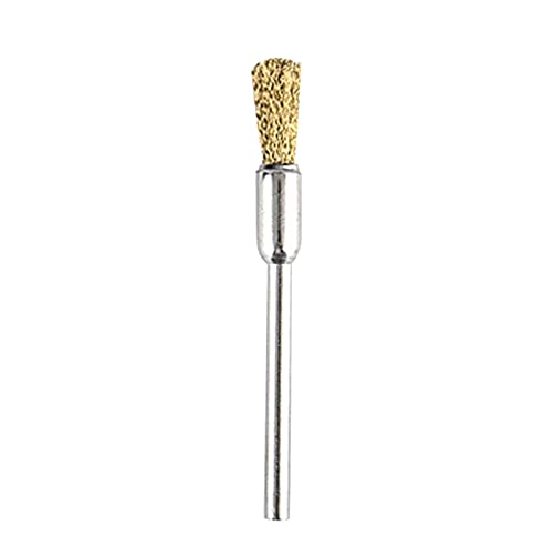 45-Piece Brass Wire Wheel Brush Set for Rotary Tools - Polishing, Cleaning & Rust Removal - Perfect for Metal, Wood & Automotive Surfaces - DIY, Jewelry Making & Home Improvement Projects