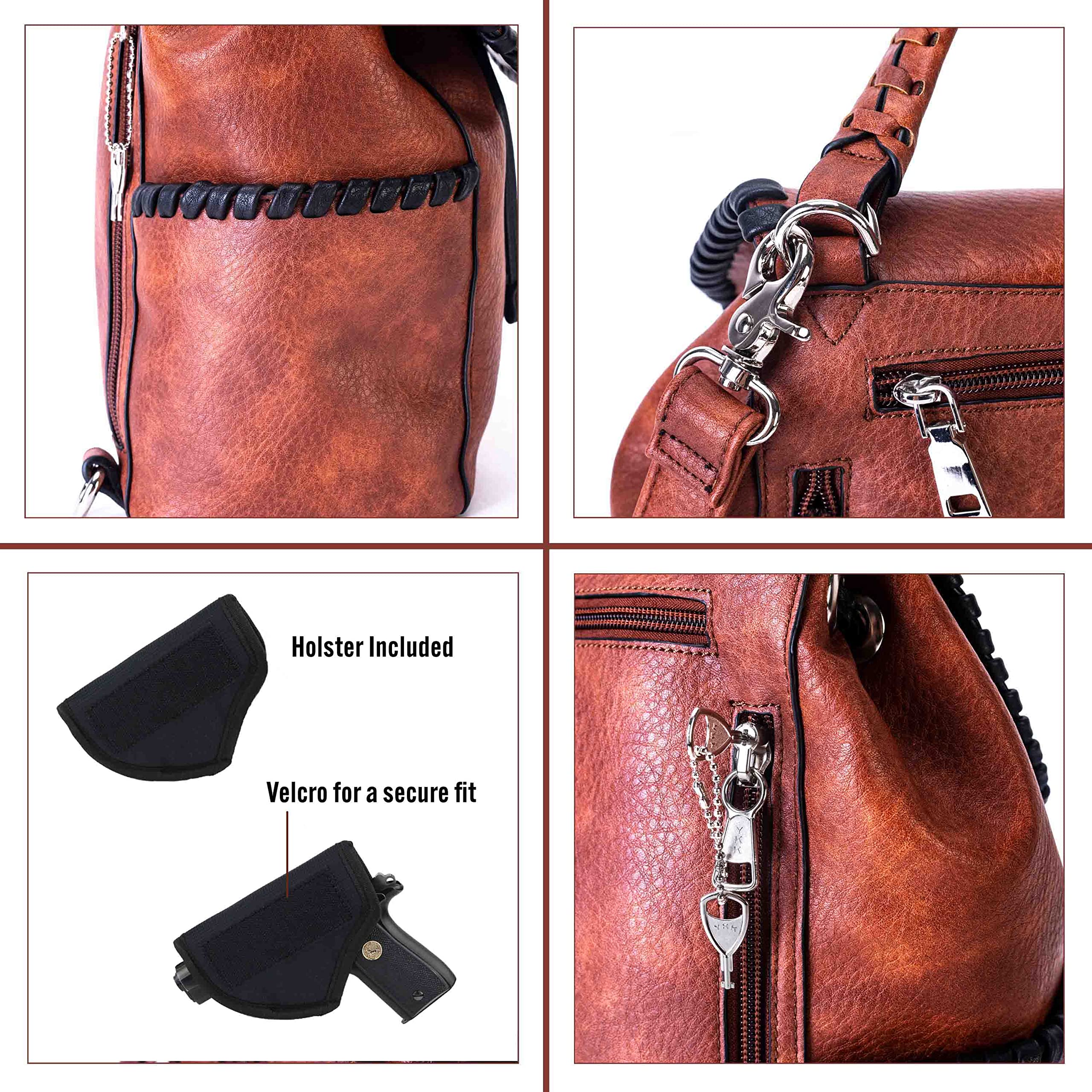 Madelyn Backpack - Stylish & Secure Concealed Carry Purse for Women | Perfect for Travel, Shopping & Everyday Use
