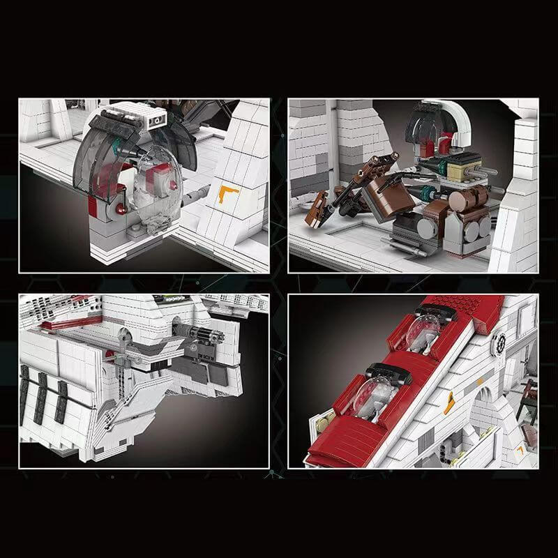 Mould King 21066 LAAT 1 Building Blocks Set - Star Wars Republic Gunship Model Kit for Adults & Kids | Perfect for Collectors, Gifts, and DIY Projects