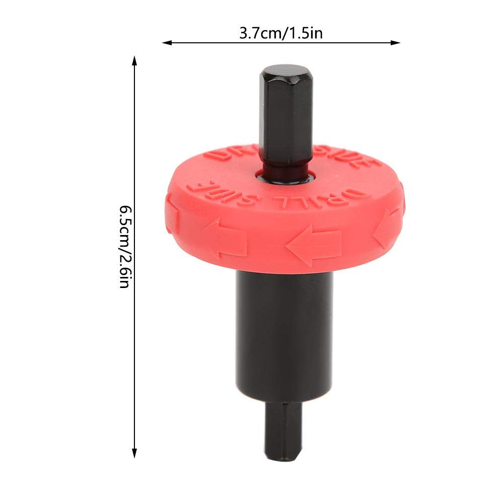 Electric Engine Drill Bit Jump Starter - CRV Plastic Electric Start Bit Adapter for Gas Trimmer & Blower Tools (Red/Black) - Includes Storage Bag - Perfect for Lawn Care & Landscaping Maintenance