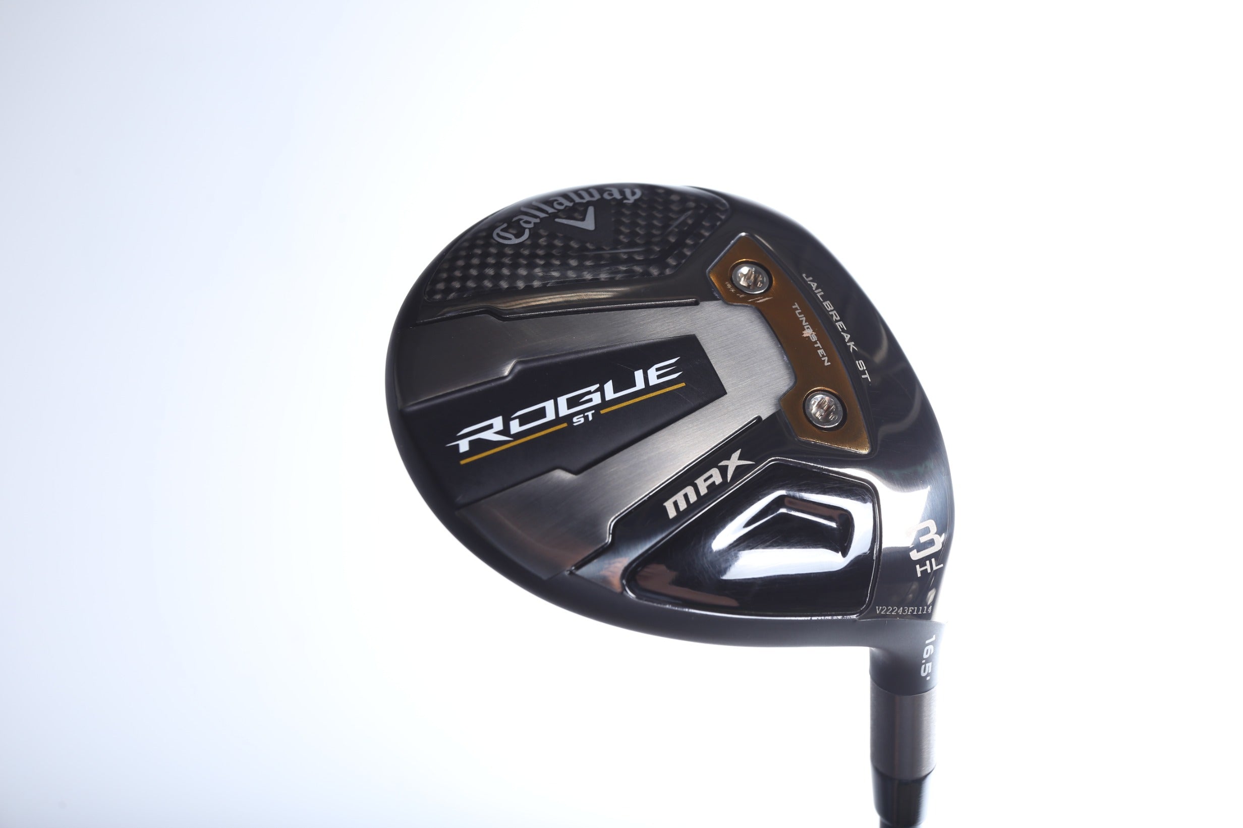 Callaway Rogue ST MAX 3HL 16.5° Extra Stiff Flex Right Handed Golf Wood - Perfect for Long Fairway Shots & Improving Distance Control on the Course