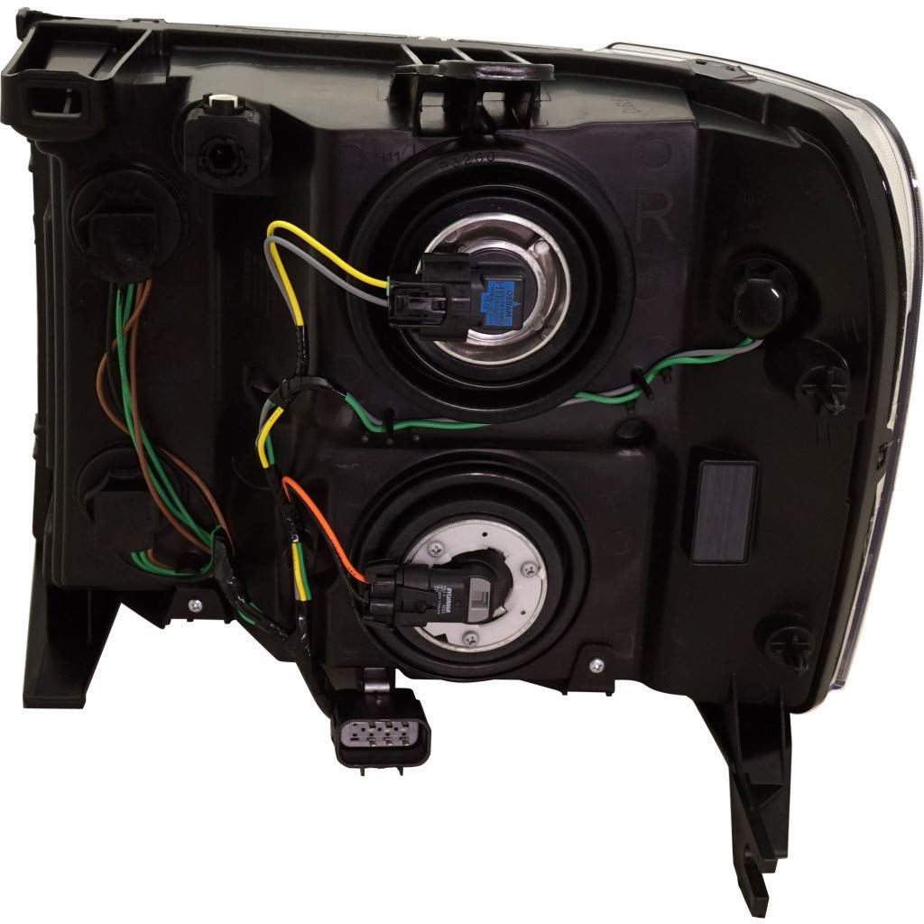 GMC Sierra 1500 Headlight Assembly 2007 Passenger Side - DOT Approved GM2503283 Replacement for SLE/SLT/WT Trim | CarLights360 | Perfect for Night Driving & Off-Road Adventures