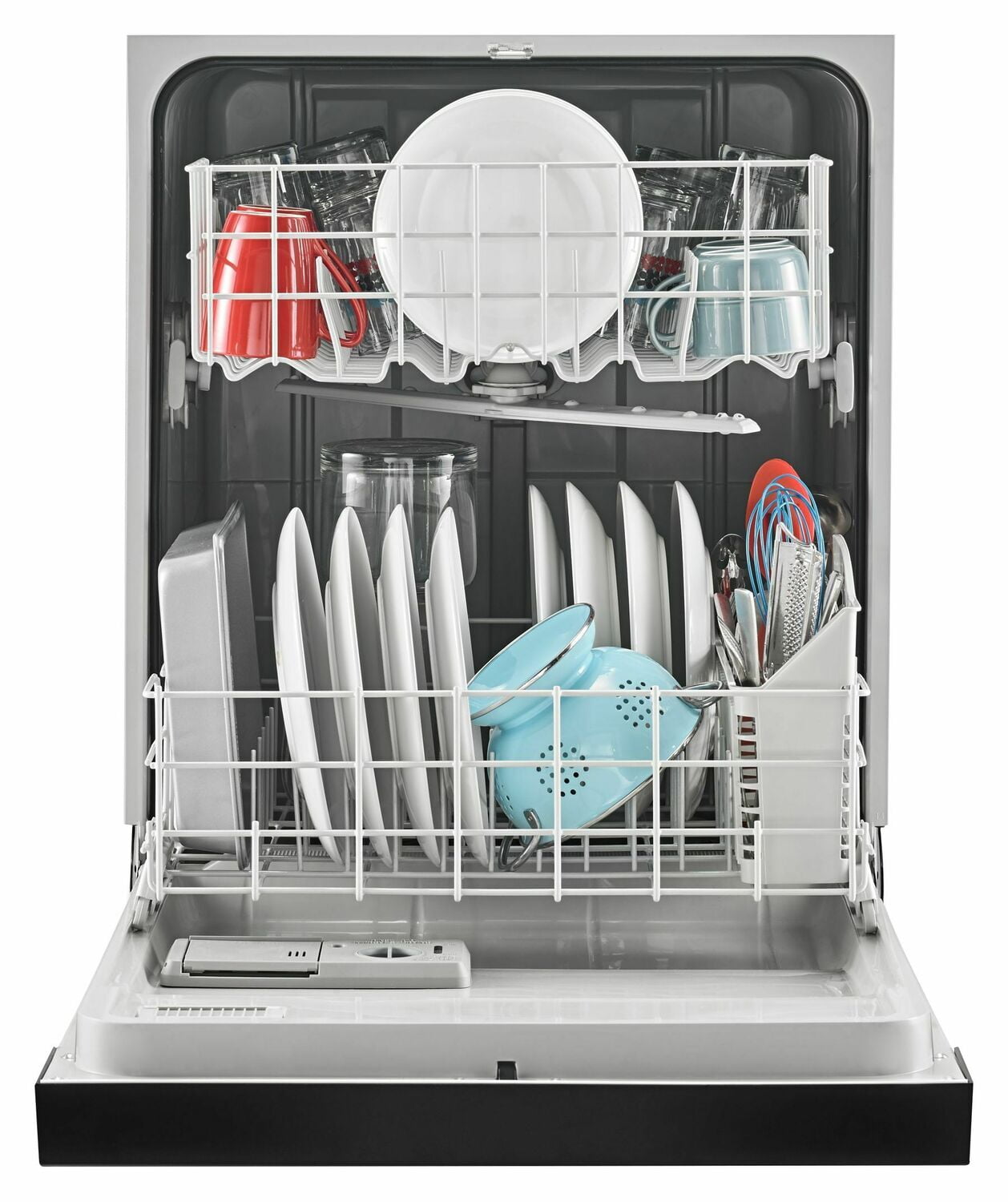 Amana ADB1400AGB Black Dishwasher with Triple Filter Wash System - Energy Efficient, Quiet Operation for Kitchens & Restaurants