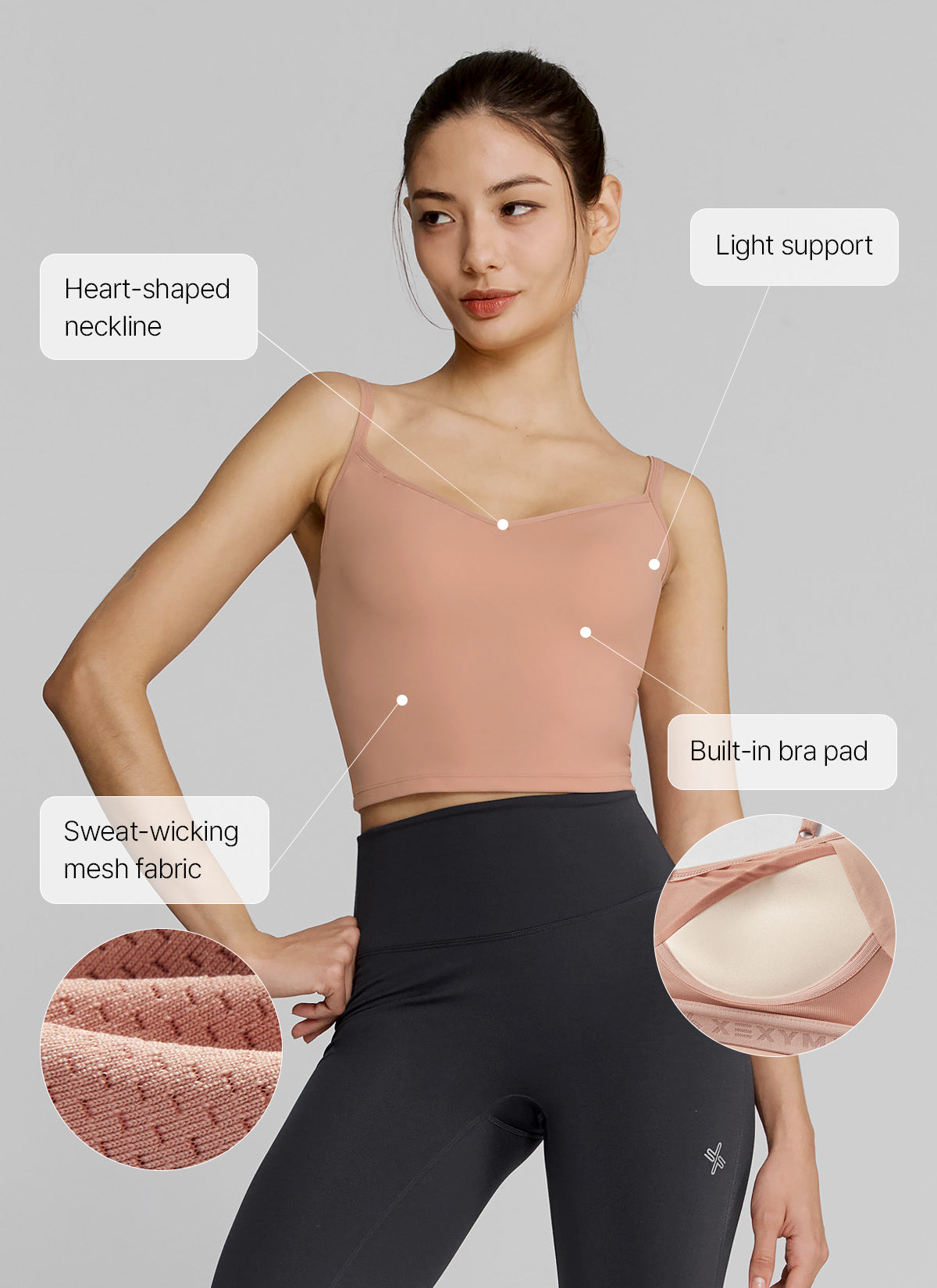 Black Label Signature Breathe Padded Bra Top - Wireless Comfort Sports Bra for Women - Perfect for Yoga, Gym & Everyday Wear