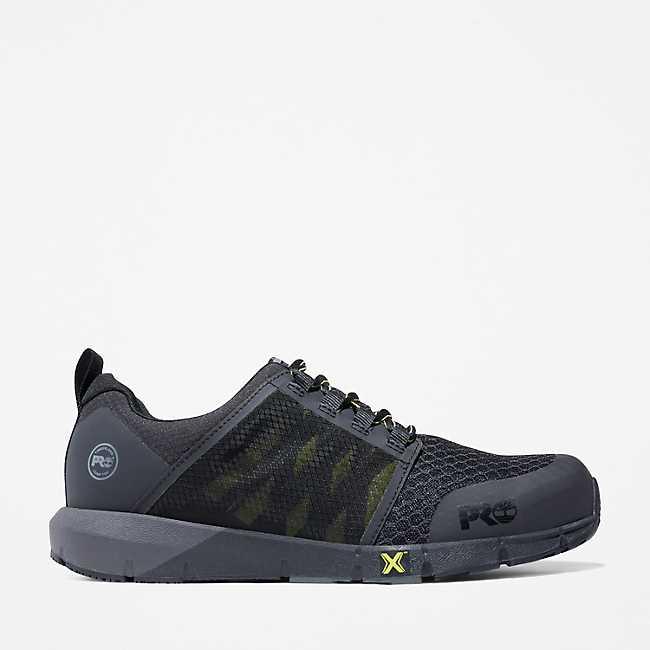 Men's Composite Toe Work Sneakers - Lightweight Safety Shoes for Construction & Industrial Work - Non-Slip Comfortable Work Boots for Warehouse, Factory & Outdoor Jobs