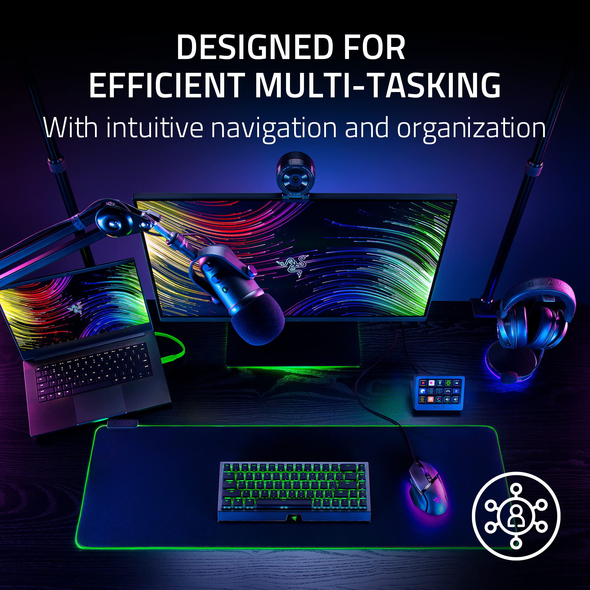 Razer Stream Controller X - Professional All-in-One Streaming Keypad with 15 Customizable Switchblade Buttons, Multi-Link Macros & Magnetic Faceplate for PC & Mac | Perfect for Twitch, YouTube & Discord Streamers