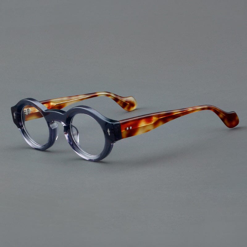 Yuki Vintage Acetate Glasses Frame - Classic Retro Eyewear for Women & Men - Perfect for Reading, Fashion & Daily Use