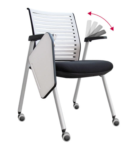 NOVA Student Chair with Optional Tablet Arm - Ergonomic Study Chair for College Dorm, Home Office & Library Use