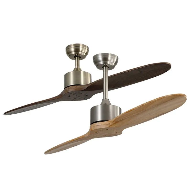 60 Inch Solid Wood Ceiling Fan with Remote Control - Perfect for Living Room, Bedroom, and Outdoor Patio Cooling