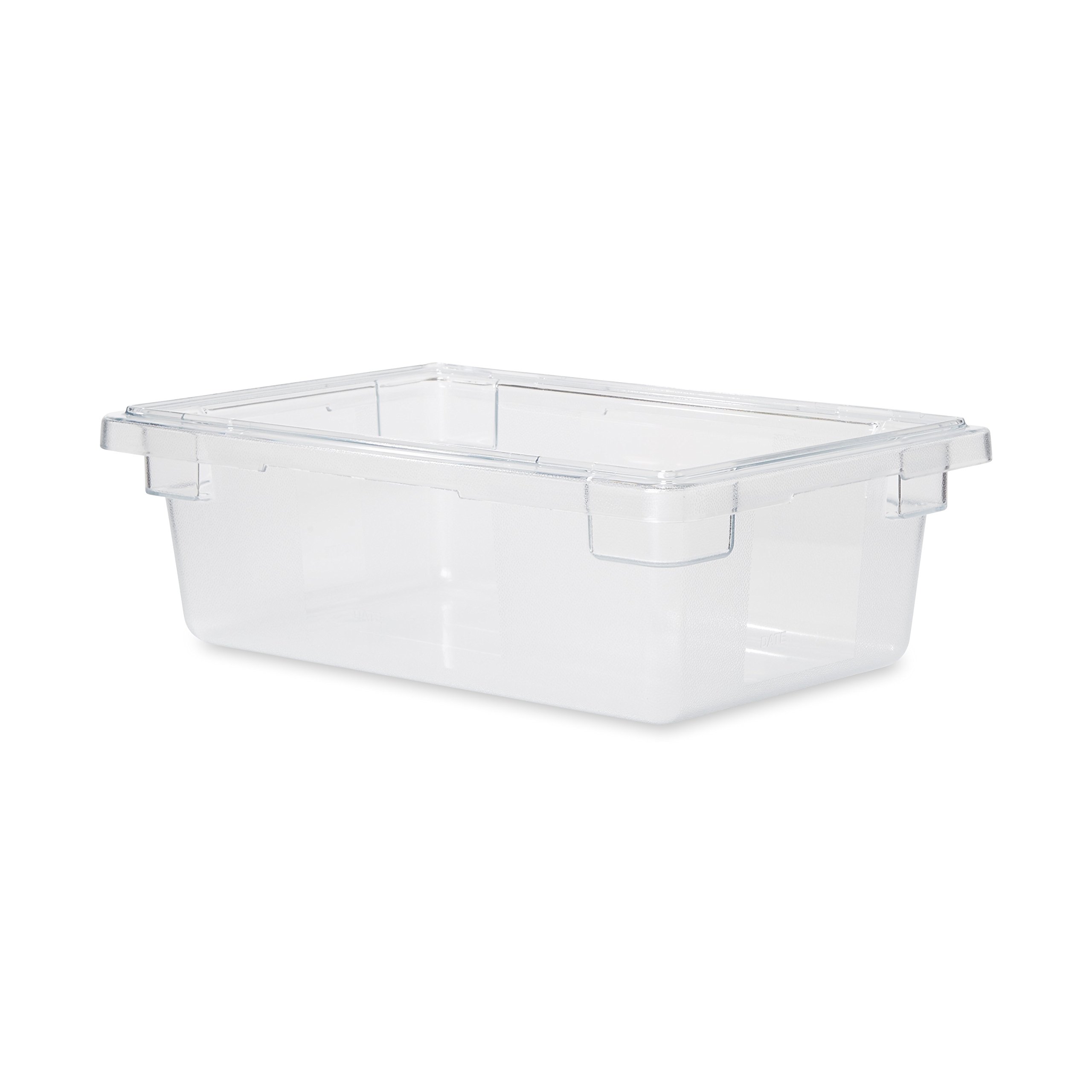 Rubbermaid Commercial 3.5 Gallon Clear Polycarbonate Food Storage Container - Durable Kitchen Tote Box for Restaurants, Cafeterias & Meal Prep | Perfect for Bulk Food Storage, Leftovers & Commercial Kitchen Organization