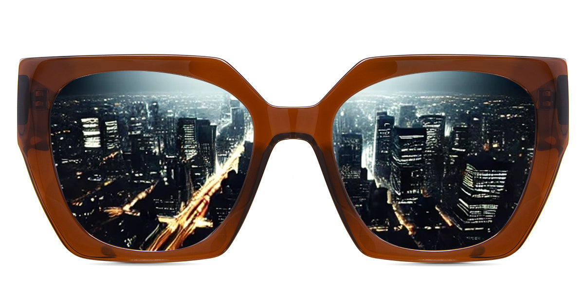 Lenor Women's Prescription Sunglasses – UV Protection, Polarized Lenses for Driving, Outdoor & Fashion Use
