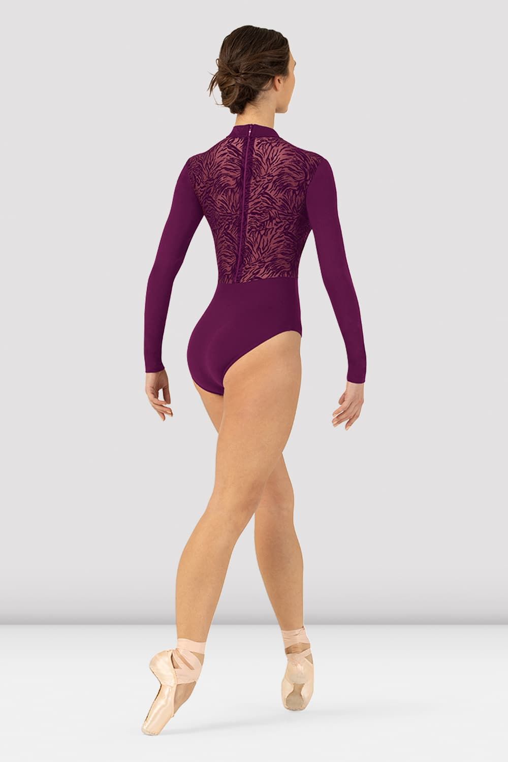 Women's Blanche Long Sleeve Leotard - Ballet Dance Gymnastics Yoga Workout Performance Wear for Women & Girls