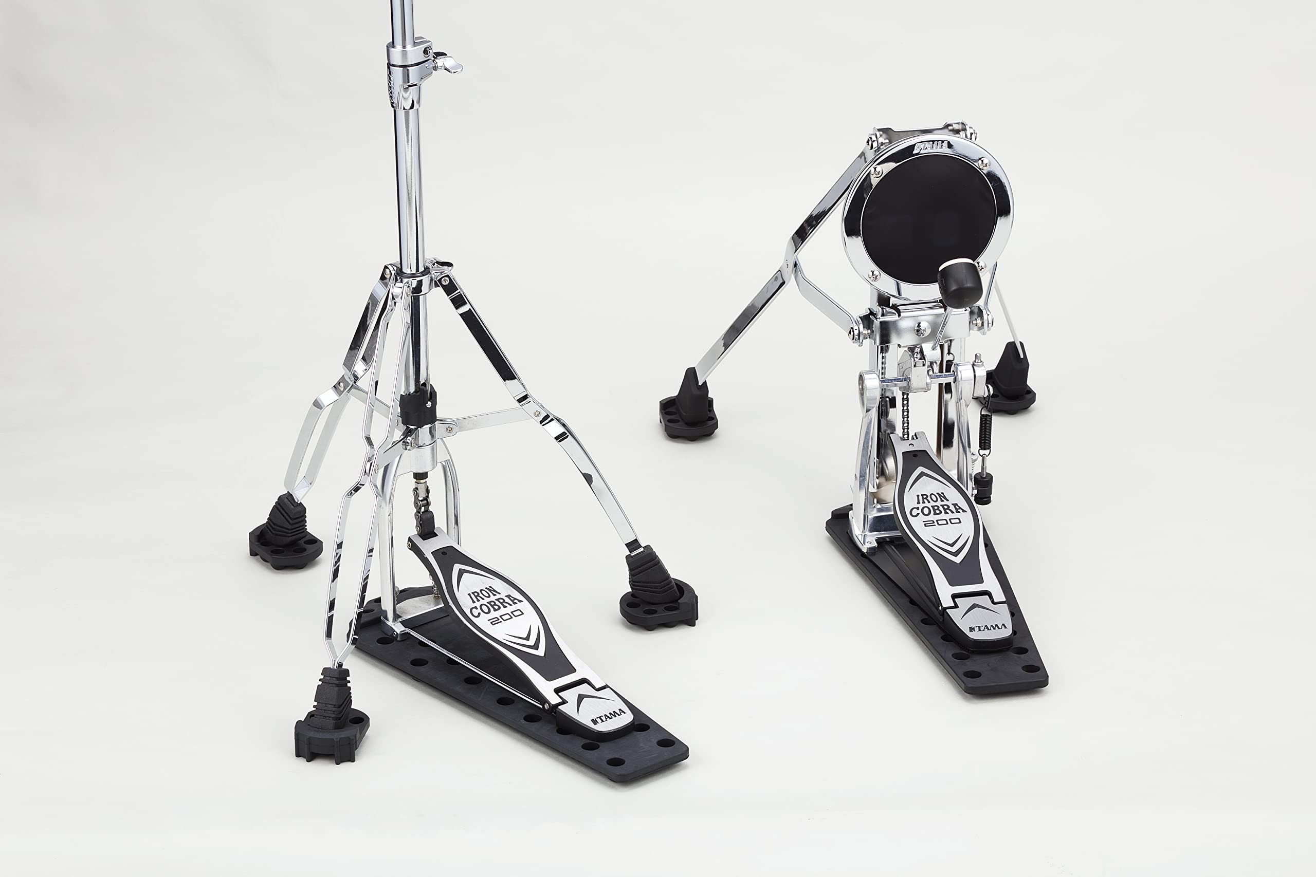 Tama Iso-Base Drum Sound Isolation Pads - Noise Reducing Drum Throne & Bass Drum Pedal Stabilizer - Perfect for Home Practice, Studio Recording & Apartment Drumming